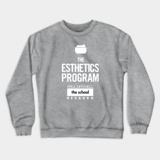 White Esthetics Program Crewneck Sweatshirt